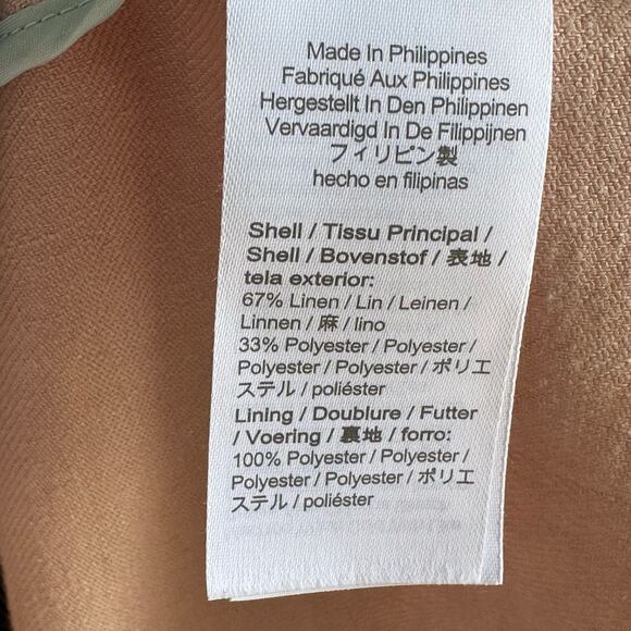 J. Crew Bristol Blazer in Stretch Linen Blend Pale Pink - Picture 9 of 10